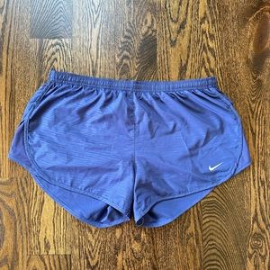 Blue/purple Nike Dri-Fit athletic shorts size medium